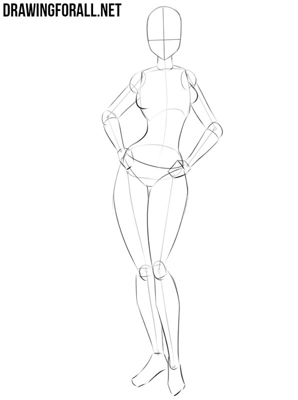 Featured image of post Anime Female Body Outline Drawing