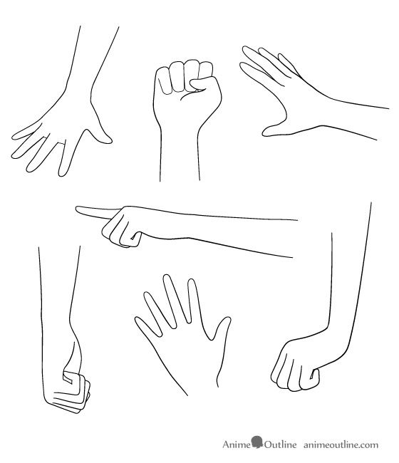 Featured image of post Anime Hand Base