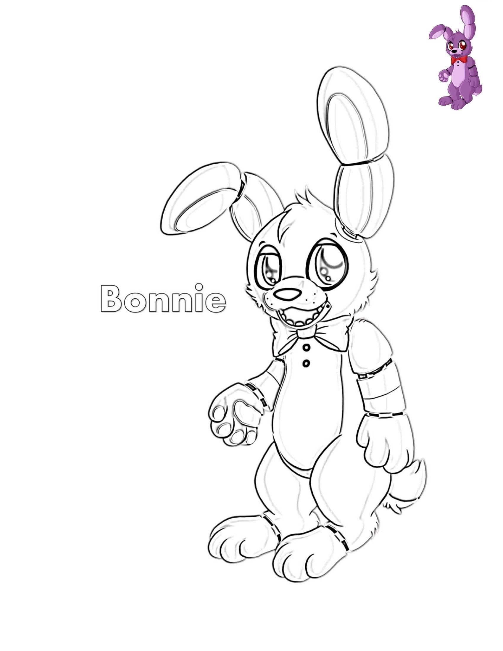 Featured image of post Bonnie Cute Fnaf Coloring Pages