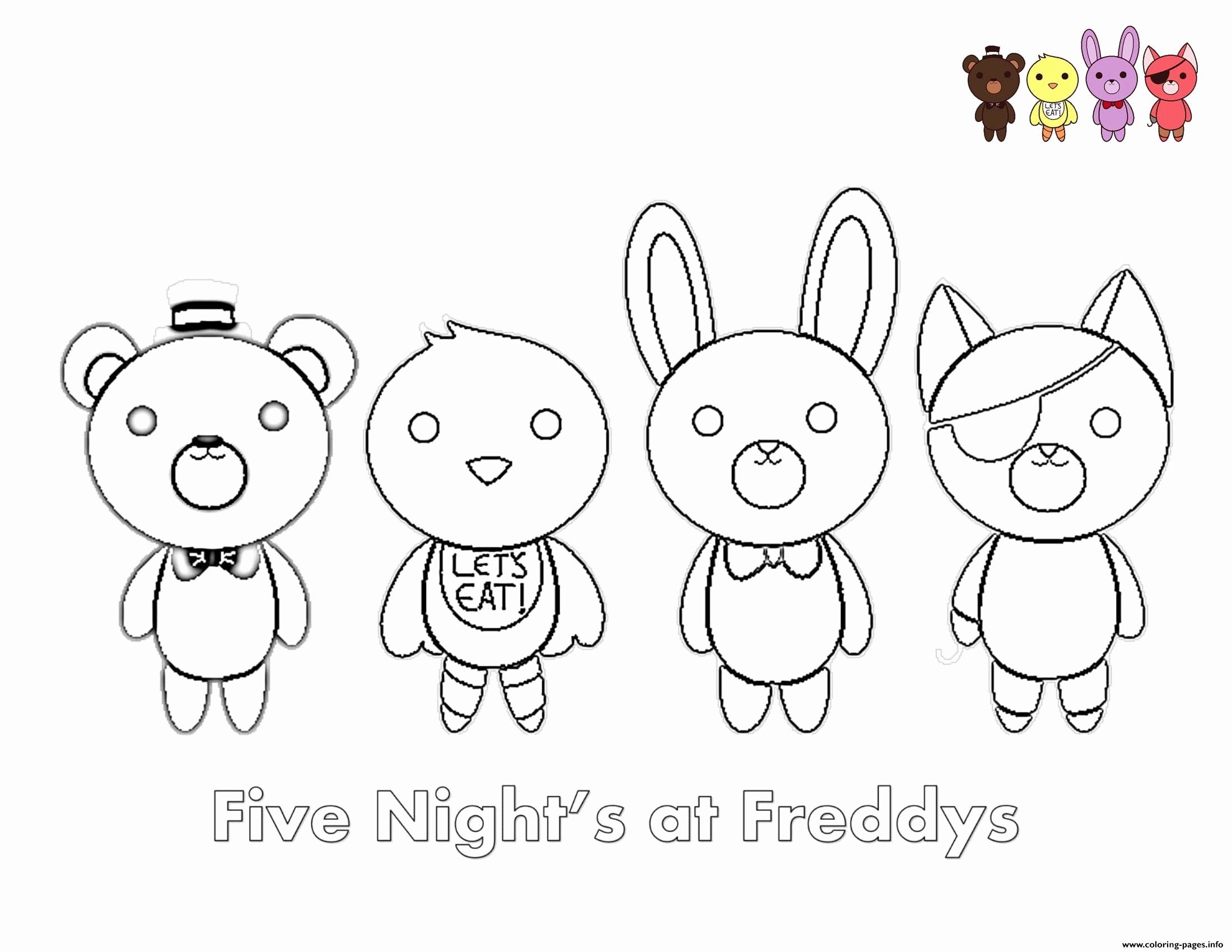 Featured image of post Cute Fnaf Coloring Pages Printable