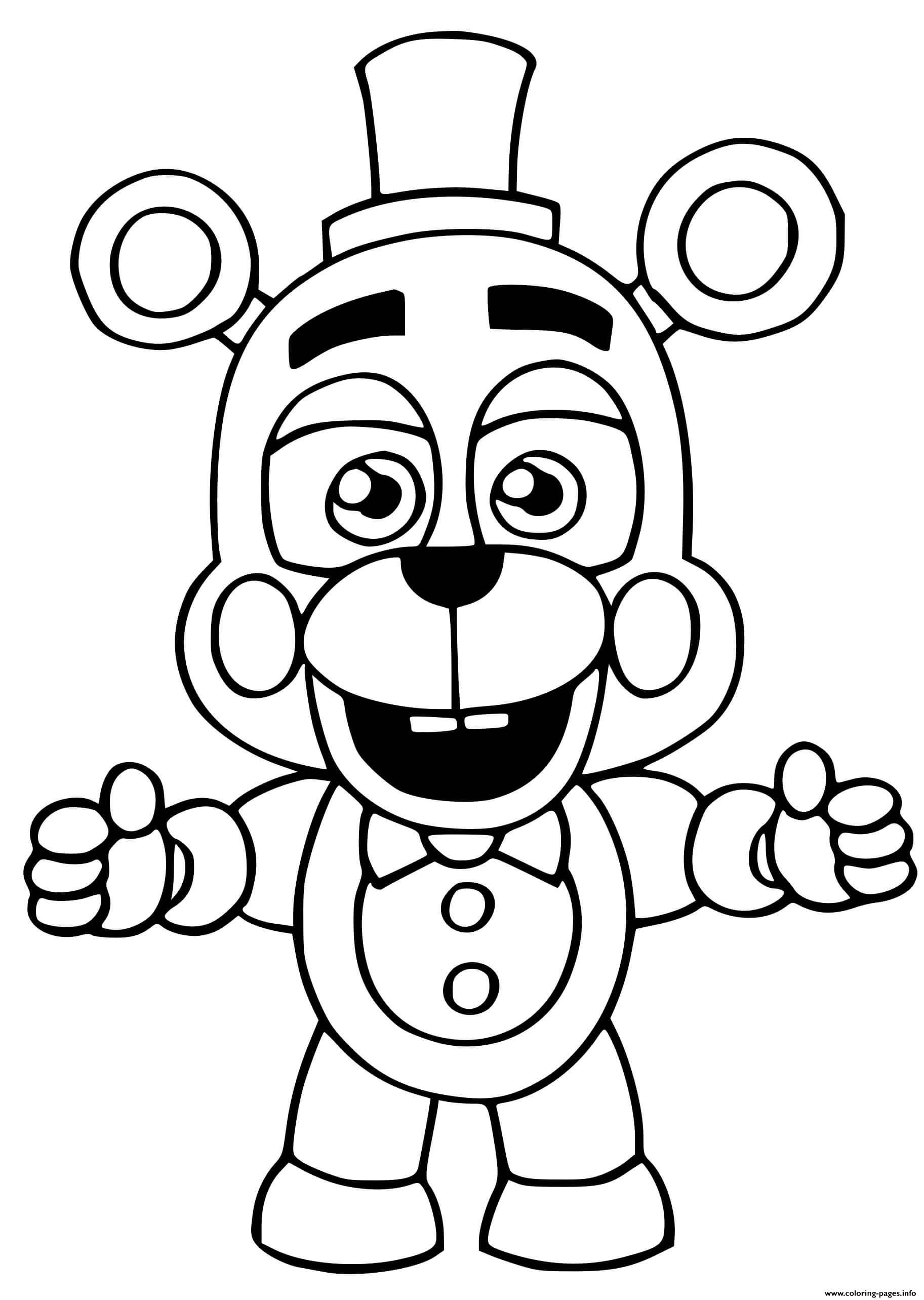 Featured image of post Cute Fnaf Coloring Pages