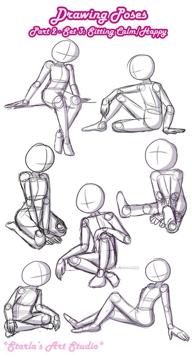 Featured image of post Cute Poses Drawing Sitting