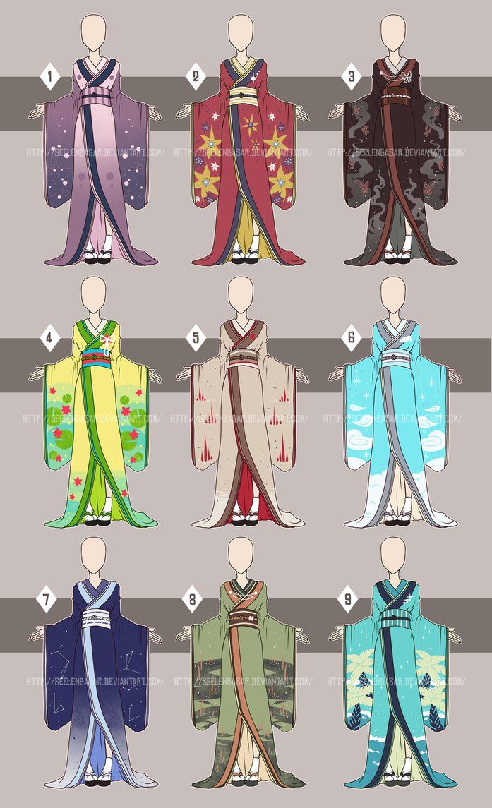 Featured image of post Design Anime Kimono Dress Drawing