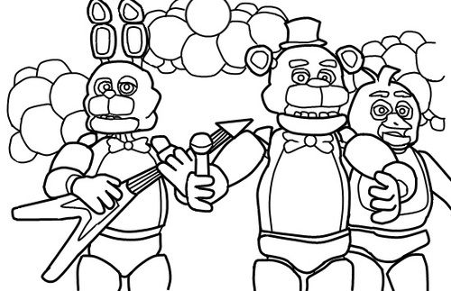 Featured image of post Foxy Fnaf Coloring Pages All Characters