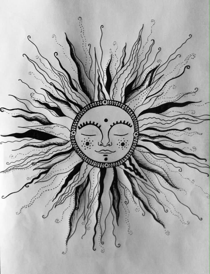 Featured image of post Hippy Drawings Sun