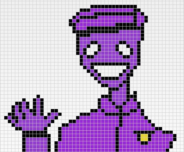 Featured image of post Minecraft Pixel Art Grid Fnaf