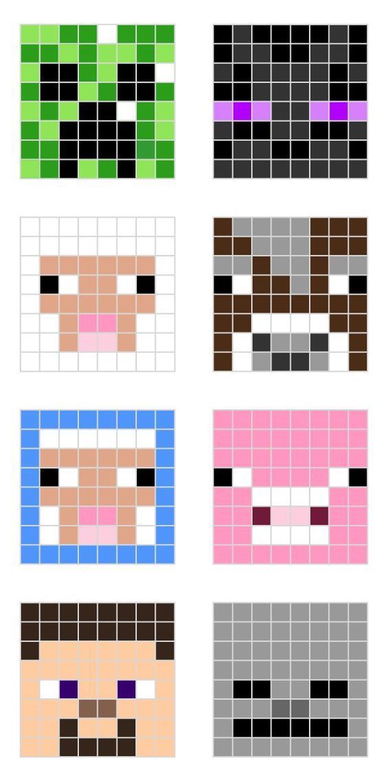 Featured image of post Minecraft Pixel Art Grid Small