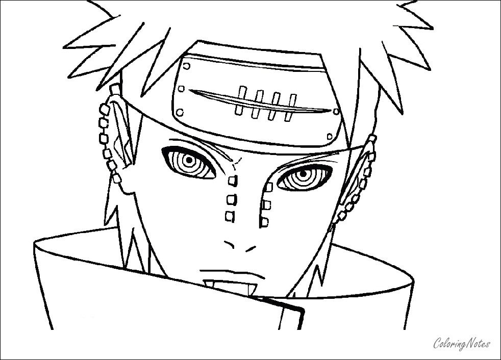 Featured image of post Pain Akatsuki Coloring Pages