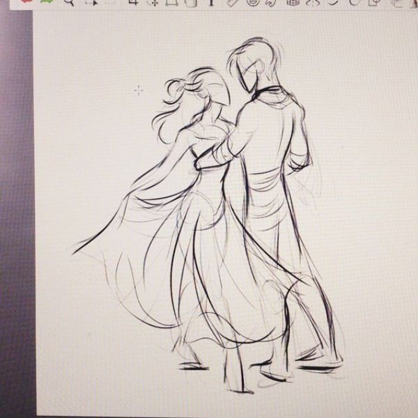 Featured image of post Romantic Couples Poses Drawing