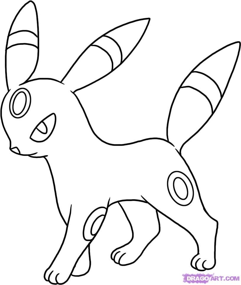 Featured image of post Shiny Umbreon Coloring Page